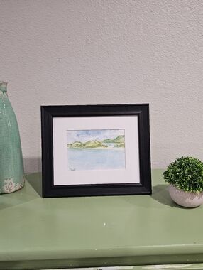 Collectable Sylvie Charlot, Signed Original Watercolor Art